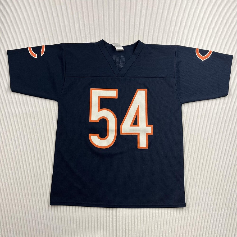 Chicago Bears Jersey Mens M Blue NFL Football Number 54 NFL Brian UrlacherMesh